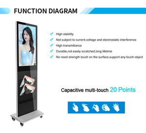 Computadoras todo en uno Pantalla táctil de 32 pulgadas Soporte para folleto de Android Cámara de señalización digital Kiosco - Product Image 4