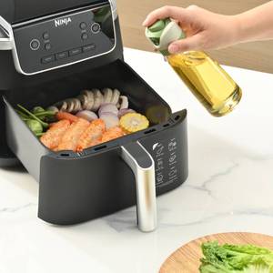 Лидер продаж: Уникальный распылитель и дозатор для оливкового масла 2-в-1, стеклянный, без БФА, для кухни и аэрофритюрницы - Product Image 5