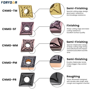 OEM cnmg120404 chính xác Carbide chèn cho thép không gỉ bên ngoài chuyển công cụ chế biến thép không gỉ CNC chèn - Product Image 5