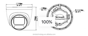 OEM H.265 4MP Internal Mic IP66 <strong>IR</strong> 2.8mm Fixed Lens PoE <strong>IP</strong> Fixed Eyeball <strong>Ip</strong> Network <strong>Camera</strong> IPC3624LE-ADF28(40)K-WP-NB - Product Image 3