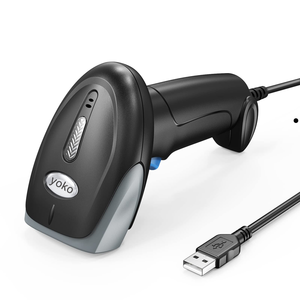 USB 2D Handheld Wired <strong>Barcode</strong> <strong>Scanner</strong> Supports Screen Scan <strong>UPC</strong> Bar Code Reader for Warehouse Library Supermarket - Product Image 1