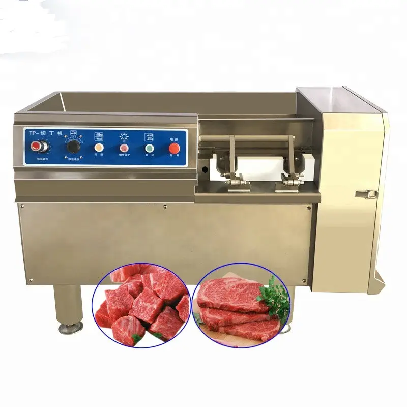 Коммерческая электрическая промышленная машина для резки говядины/машина для резки замороженного мяса в кубиках