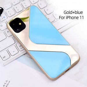 חדש <span class=keywords><strong>S</strong></span> צורת מראה נייד טלפון מקרה עבור iPhone אביזרים, אקריליק tpu מחשב טלפון כיסוי עבור iphone 11 פרו מקרה