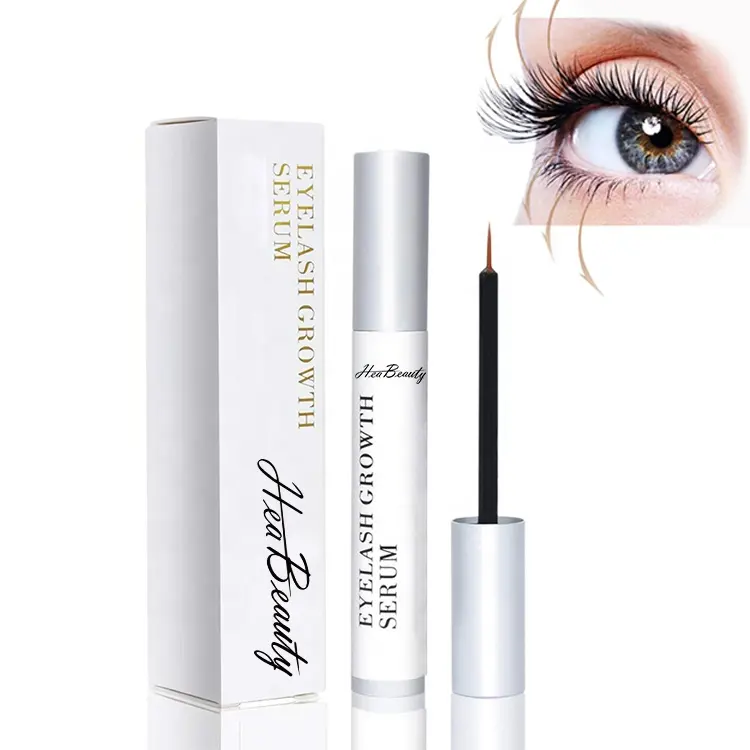 Organic Eyelash Growth Enhancer Brow Serum with Biotin Vegan Cruelty Eyebrow Lash Growth Serum Private Label