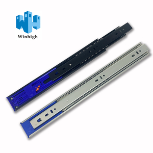 Factory Hotsale 45mm Full Extension <strong>Push</strong> to <strong>Open</strong> Telescopic <strong>Slide</strong> <strong>Rails</strong> for <strong>Push</strong> and Closing Drawers - Product Image 6