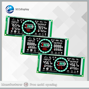 Benutzer definierte VA White Backlit Segment LCD-Anzeige Kontrast reiches klares Energie speicher netzteil Farbbild schirm Hochs ichtbare Module - Product Image 6