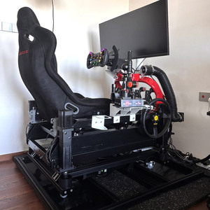 de conducción de coche con soporte de monitor único, kit de simulación de carreras de extrusión de aluminio negro, 4080 - Product Image 3