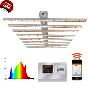 הטוב ביותר מלא ספקטרום Uv Ir 600w 720w 800w 1000w לגדול אור <span class=keywords><strong>Led</strong></span> 8 בר Dimmable סמסונג lm301b Lm301h צמח מקורה <span class=keywords><strong>Led</strong></span> לגדול אור