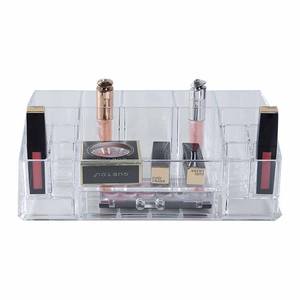 Choice Giá Đỡ Thú Vị Bộ Acrylic Giá Trưng Bày Trang Sức Son Môi Chất Lượng Cao Trưng Bày Cây Gương Thương Mại Bằng Vàng Đá Cẩm Thạch 3 Tầng - Product Image 3