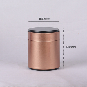 批发普通小散茶储存金属容器密闭空金锡罐 - Product Image 6