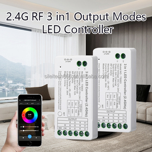 Tuya Smart <strong>LED</strong> Controller RGBW with APP/Voice/Remote Control 2.4G RF RGB+CCT <strong>LED</strong> DC 12v-24v Strip Light Controller Remote - Product Image 4