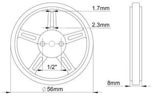 Feetech/Fitec FS90R Grad kontinuierliche Drehung 9g Servomotor Kunststoff DIY Kits für RC Car Boat Robot Education für Jungen - Product Image 3