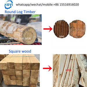 CNC büyük yuvarlak kare log kereste çok bıçaklar Rip dairesel testere ahşap çalışma makinesi - Product Image 2