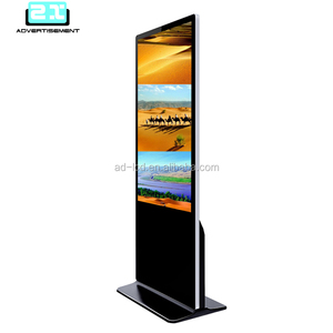 Monitor LCD SCREEN 98'' Professionnel &amp; <strong>LED</strong> Back Light Digital Signage FLOOR STANDING KIOSK Advertising Display - Product Image 1