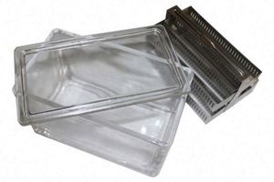 MSLSDT02, uso en laboratorio, estante de acero inoxidable resistente a la corrosión para microscopio, portaobjetos, tinción - Product Image 4
