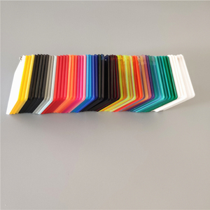 半透明彩色丙烯酸塑料样品 - Product Image 1