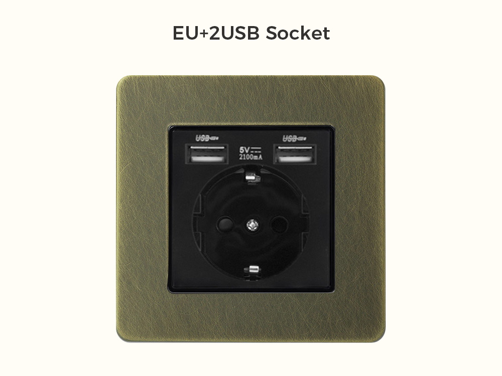 EU 2USB socket