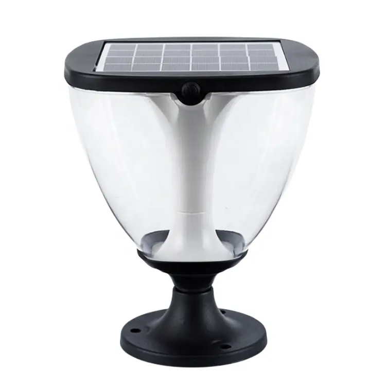 太陽光発電ソーラーガーデンライト屋外景観ip65防水LEDピラーランプ