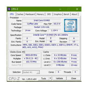 Masaüstü işlemci CPU için sıcak satış i5 8400 2.8GHZ LGA1151 cpu - Product Image 4