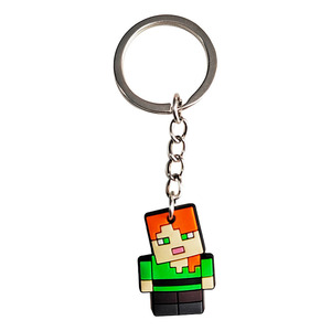 Dễ Thương Phim Hoạt Hình Trò Chơi Nhân Vật PVC Keychain Hợp Kim Carabiner Thế Giới của Tôi Giá Rẻ Nhựa Keychain Đảng Quà Tặng Cho Trẻ Em - Product Image 6