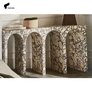 Tostone tự nhiên calacatta Viola đá cẩm thạch lối vào giao diện điều khiển Bảng nội thất đồ nội thất cho lối vào phòng khách nhà biệt thự trang trí nội thất - Product Image 2