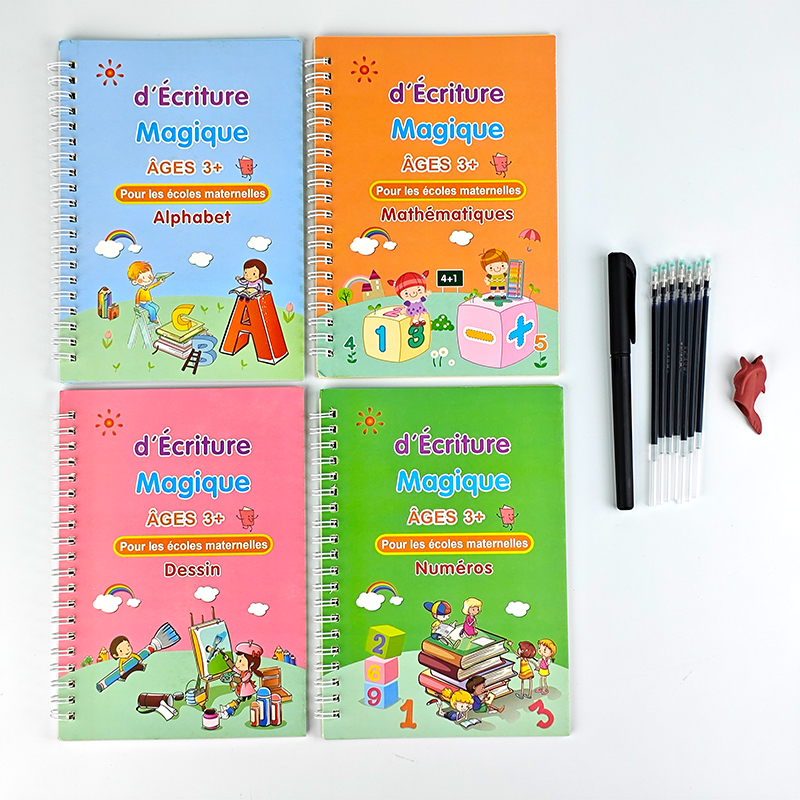 Stylo français + 5 recharges