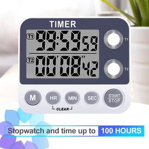 Large LCD <strong>Display</strong> Count up and Down Multi Channel Kitchen <strong>Timer</strong> Digital