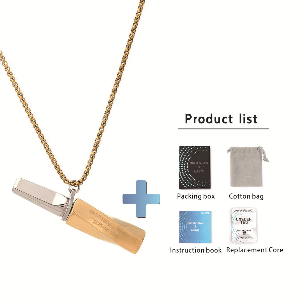 Golden flat mouthpiece respirator