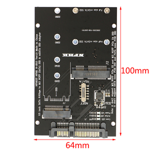 适用于笔记本电脑的M.2 NGFF mSATA固态硬盘至2.5 SATA3.0适配器2合1固态硬盘转换器卡 - Product Image 6