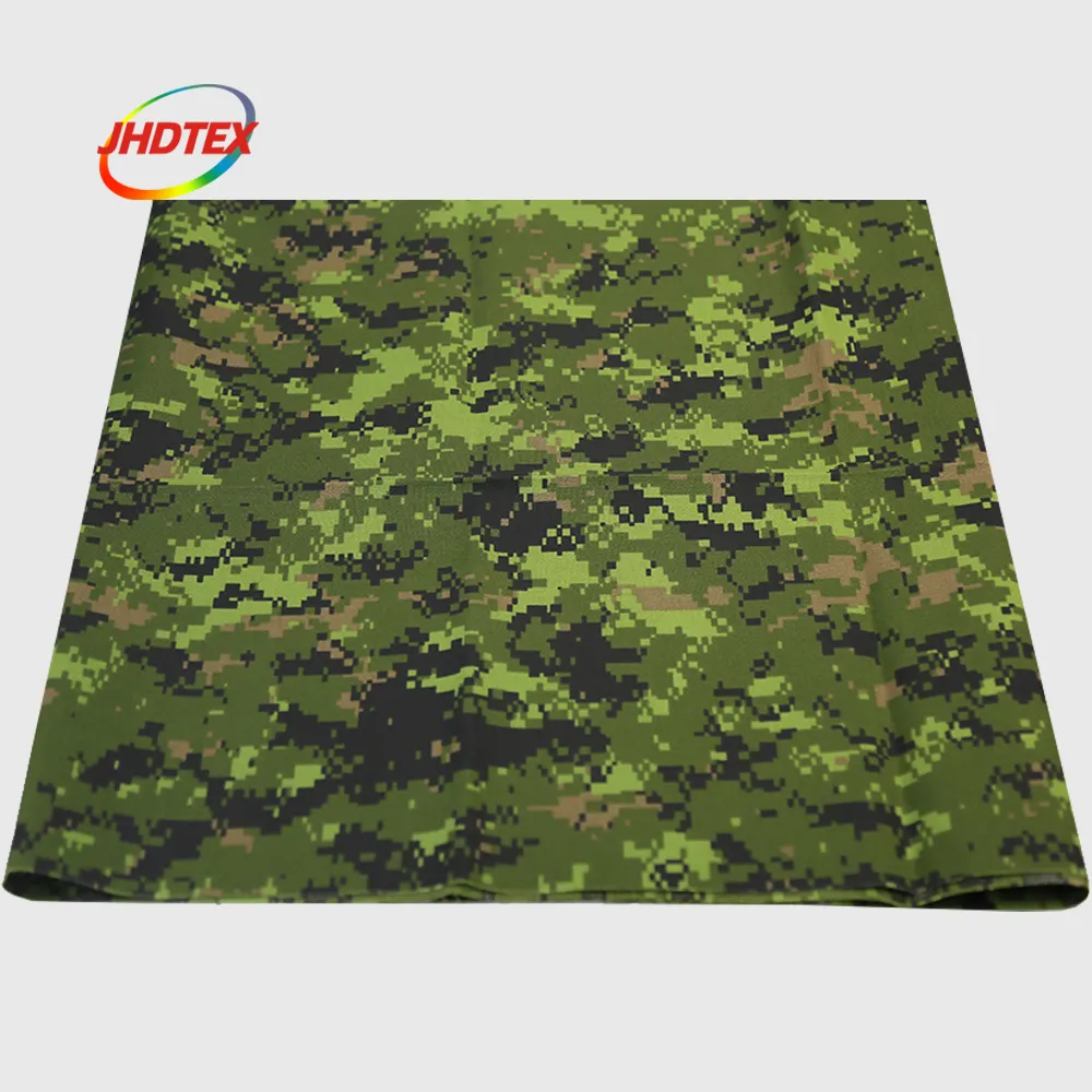 JHDTEX Colete uniforme de camuflagem simples ripstop impermeável material tático para calças e uniforme