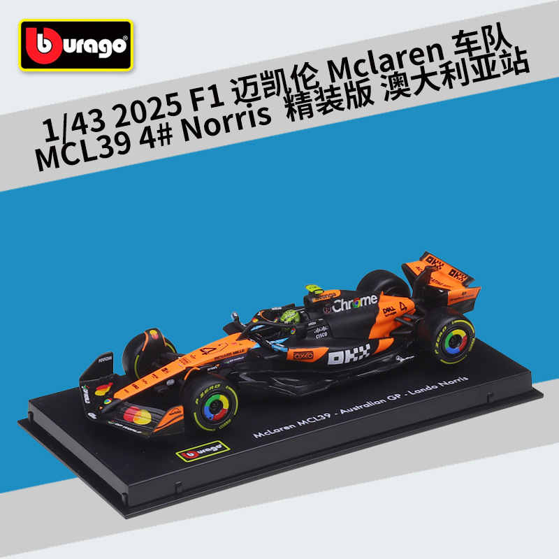 2025 McLaren Team MCL39 4 Norris Australie Station