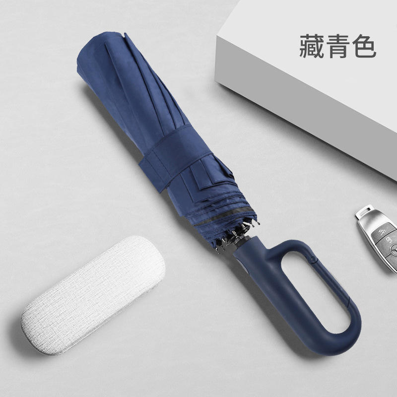 Parapluie boucle anneau-bleu marine