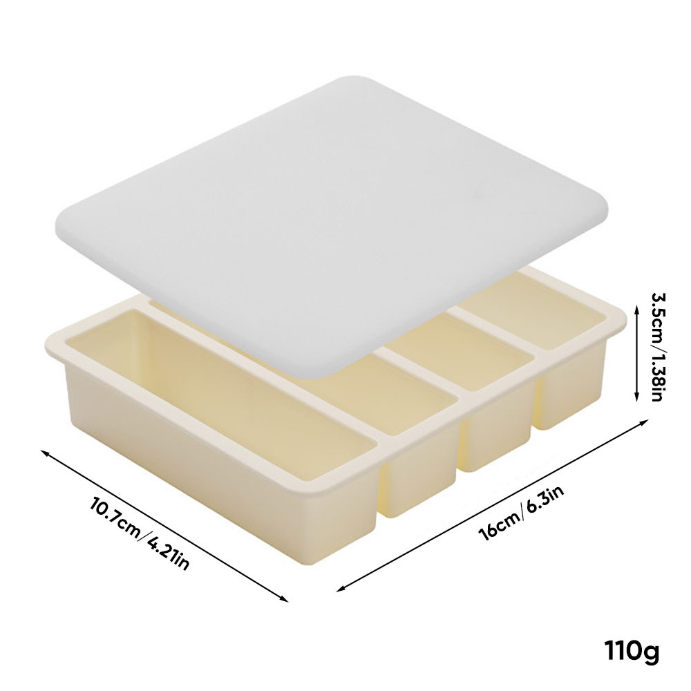 Silicone Ice Tray - Ivory