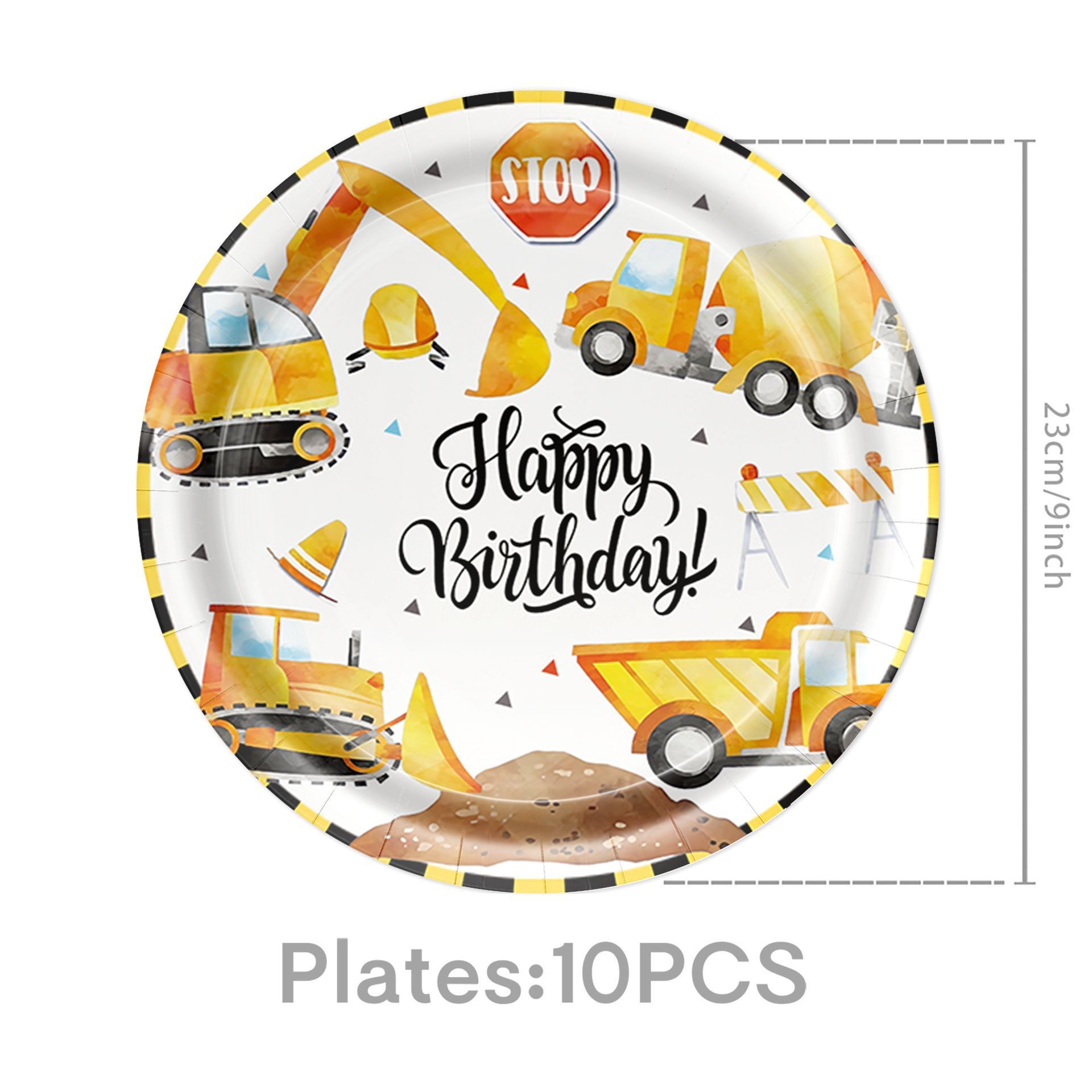 10pcs 9inch plates