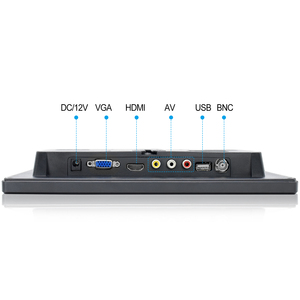 Monitor de pantalla táctil IPS LED de 10 pulgadas con altavoz, alta brillo, LCD, TV, HDMI, VGA, Raspberry pi, barato, venta al por mayor - Product Image 3