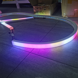 マジックデジタルRGBネオンソフトチューブ24vIP67屋外40mmフラットピクセルRGB追跡LEDフレックスネオンロープライトランプ - Product Image 5