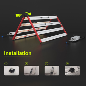 AGLEX ayarlanabilir tam spektrum 800W 8 Bar LED kapalı bitkiler için LM301B 3000K 5000K 660nm ile ışık büyümek - Product Image 3