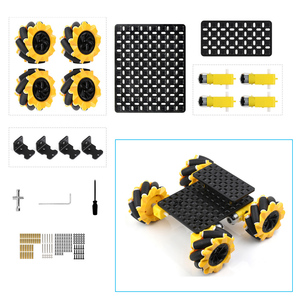 Robot-telaio-MP 4WD Kit telaio Robot Mobile kit Mecanum ruote ammortizzatore telaio Kit per Jetson Nano Lidar Raspberry Pi
