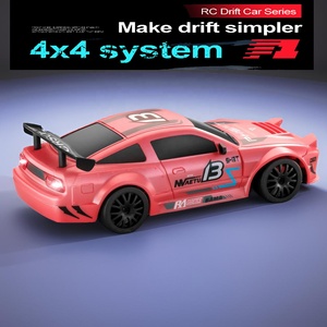 KK <strong>New</strong> 2.4G 4WD High-Speed Drift Racing Car USB Cable Rechargeable Remote Control Toy Vehicle for Kids Fast Racing <strong>Bright</strong> - Product Image 5