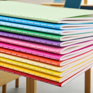 DASHENG Hot Sale A5 Size Minimalist <strong>Colored</strong> <strong>Notebook</strong> 24 Sheets Kraft Paper for Office School &amp; Students for Exercise <strong>Note</strong> Taking - Product Image 3