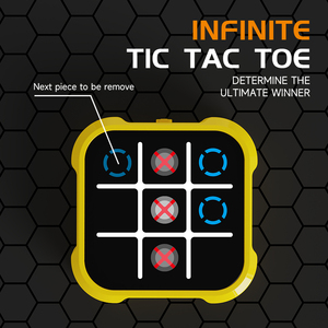 Sessiz modu ile şarj edilebilir el bulmaca oyun tahta oyunları konsolu 4 in 1 elektronik Tic Tac Toe oyunu çocuklar için - Product Image 4