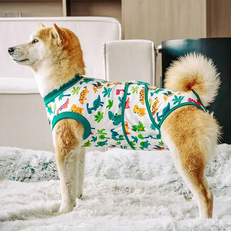 Costume de chirurgie pour chien Femelle Spay Usine de vêtements pour animaux de compagnie Fournisseurs de vêtements pour chiens Costume de récupération Fabricant de chiens