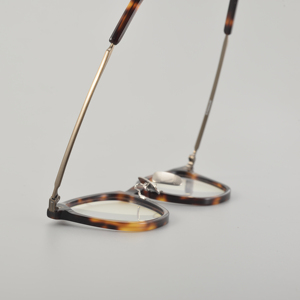 Customizable Fashionable Large-<strong>frame</strong> Transparent Titanium Glasses <strong>Frames</strong> with High-quality Acetate Optical Eyeglass <strong>Frames</strong>