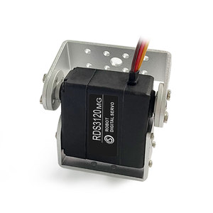 RDS3120MG 20KG Metal dişli dijital Servo RDS3120 Robot Arduino Servo ile uzun ve kısa düz U braketi