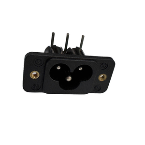 7A 125V 3-PIN Power input ตัวผู้ซ็อกเก็ตไฟฟ้า2.5A IEC60320 250V มาตรฐาน aceled อุตสาหกรรมที่ C6ด้วยน็อตทองแดง - Product Image 4