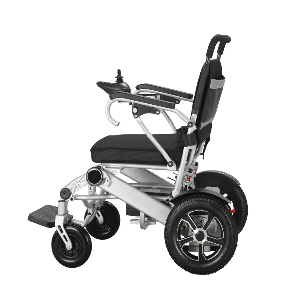 XFGW25-203 알루미늄 합금 휴대용 접이식 전동 휠체어 접이식 경량 전기 접이식 휠체어