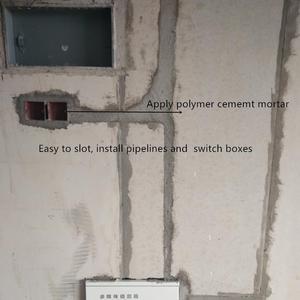 无石棉纤维水泥夹芯板，带EPS，用于墙体覆层保温