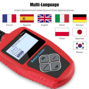 Pil yükü testi için BA101 12V araba pil test cihazı analiz cihazı otomotiv tanılama aracı - Product Image 5