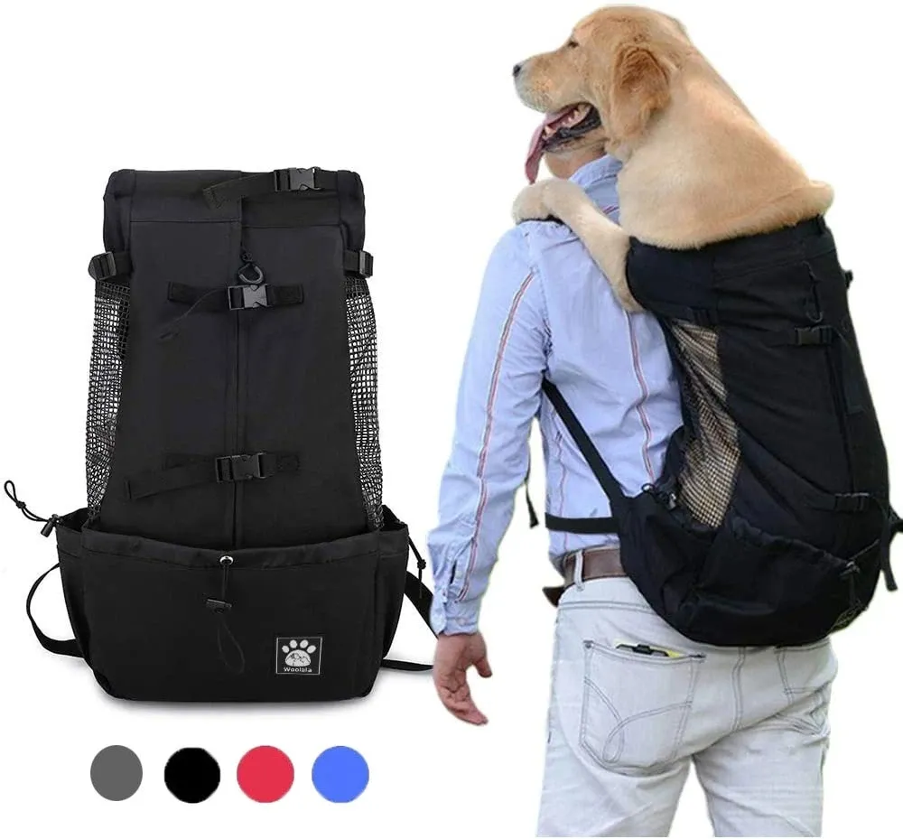 Pet Dog mochila Respirável Ao Ar Livre caminhadas grande saco portador do cão durável ajustável saco do cão para Grande Golden Retriever Bulldog