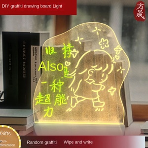 亚克力导光板带触摸控制手写留言板装饰灯礼品灯画 - Product Image 2